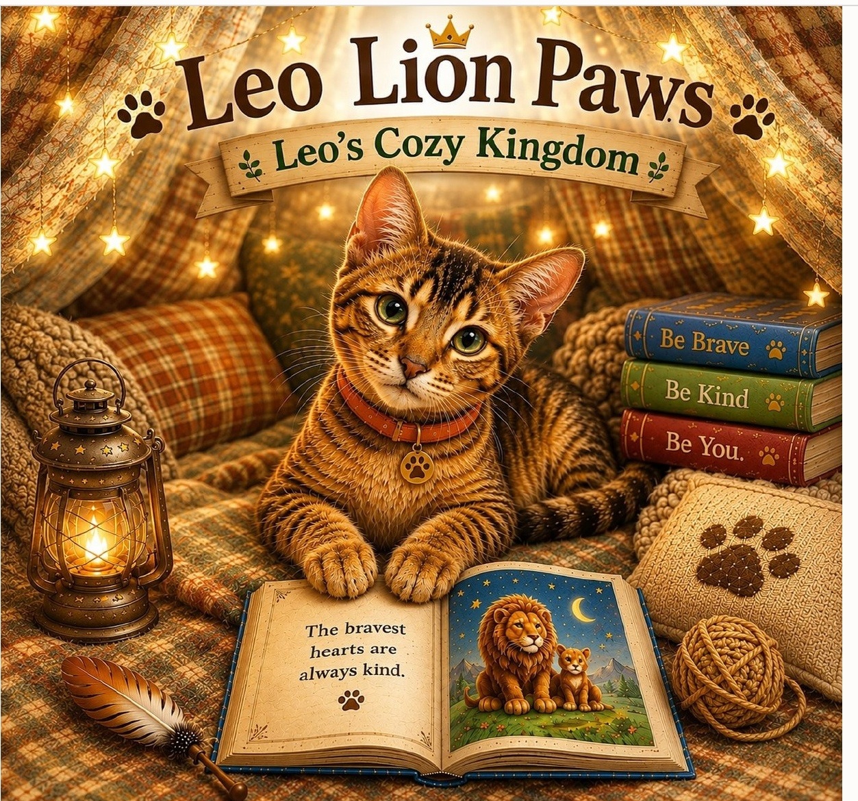Leo Lion Paws: Leo's Cozy Kingdom — book cover