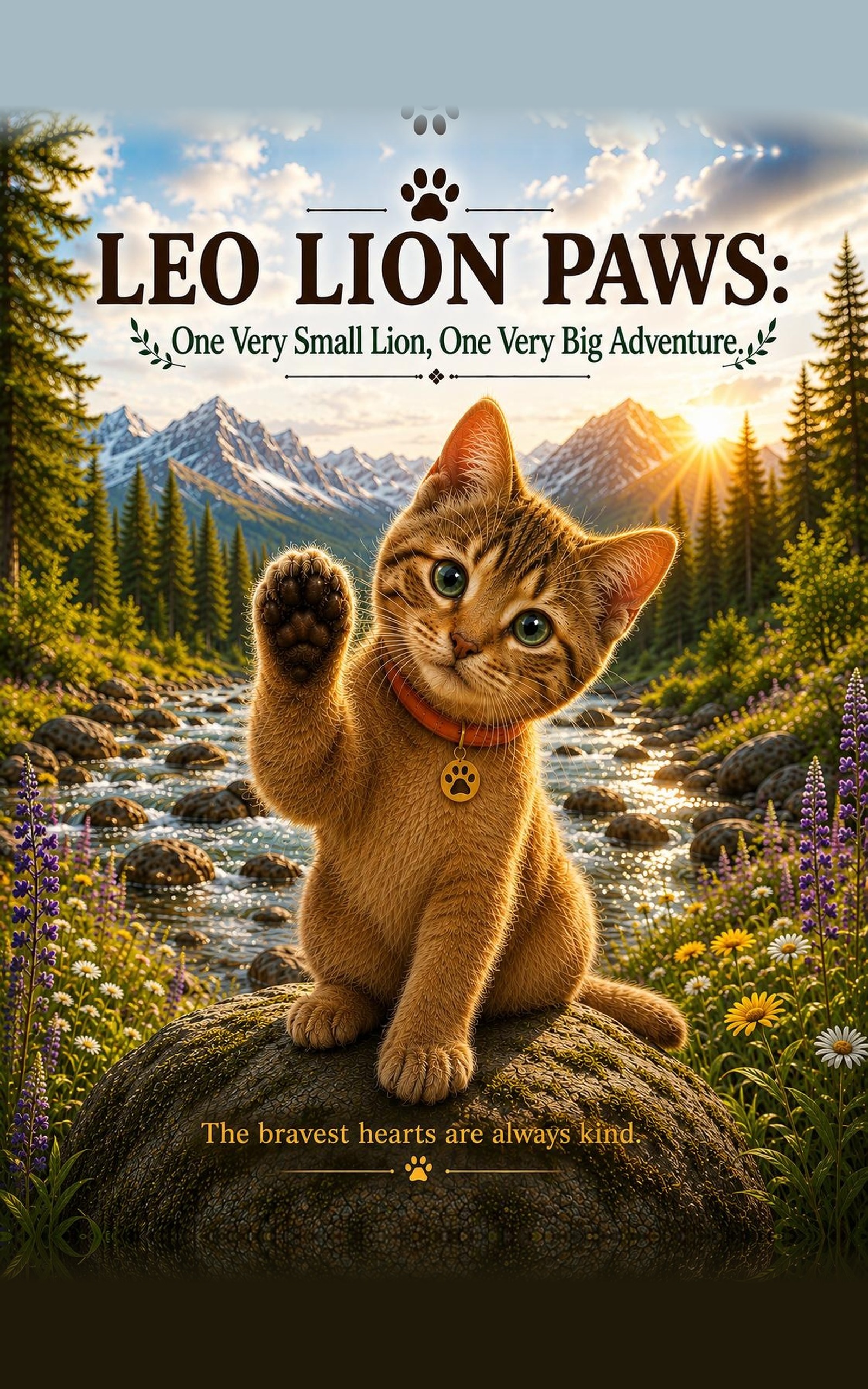 Leo Lion Paws: One Very Small Lion, One Very Big Adventure — book cover