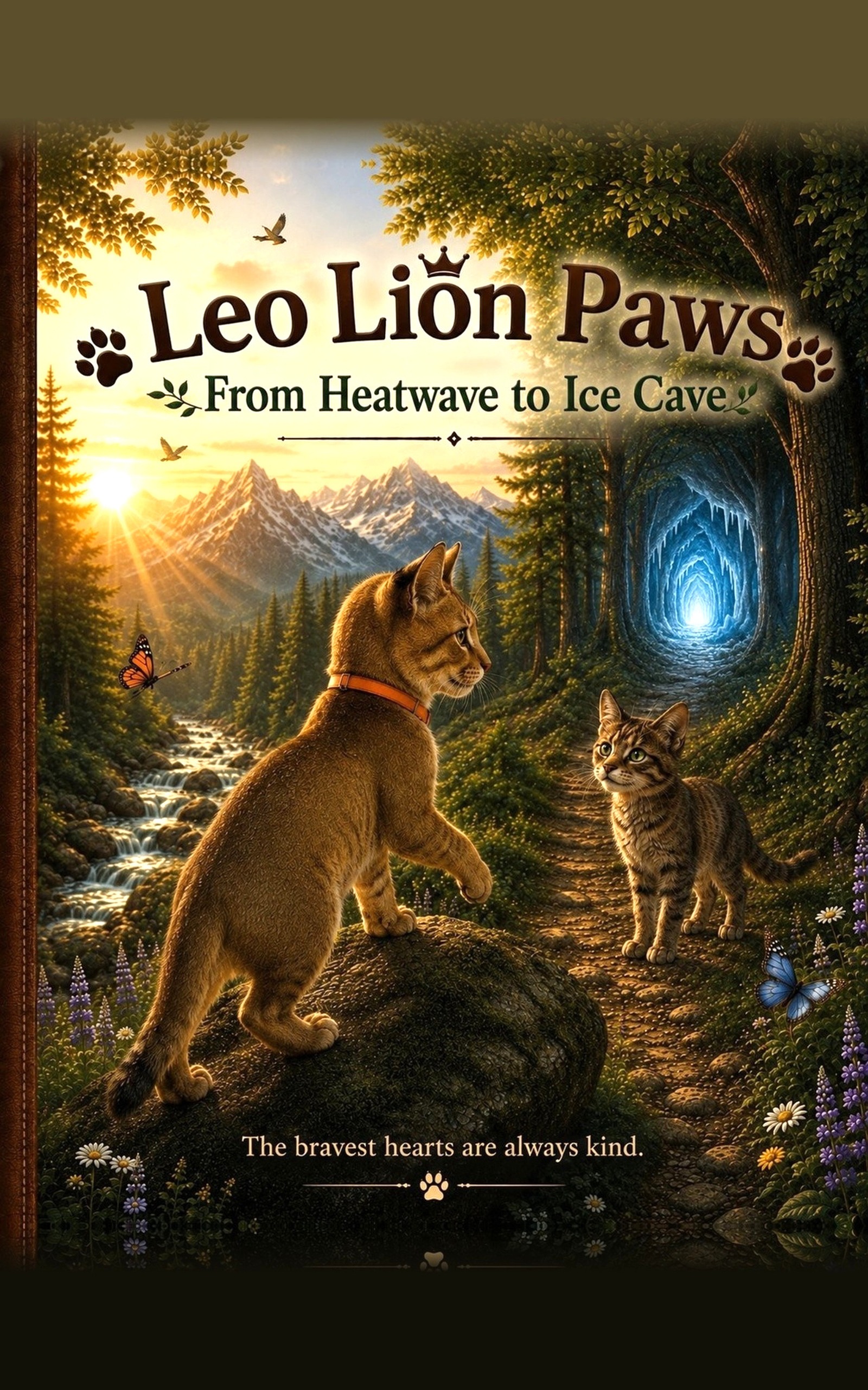 Leo Lion Paws: From Heatwave to Ice Cave — book cover